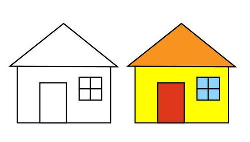 房屋设计图简笔画平面,房屋设计图怎么画 效果图